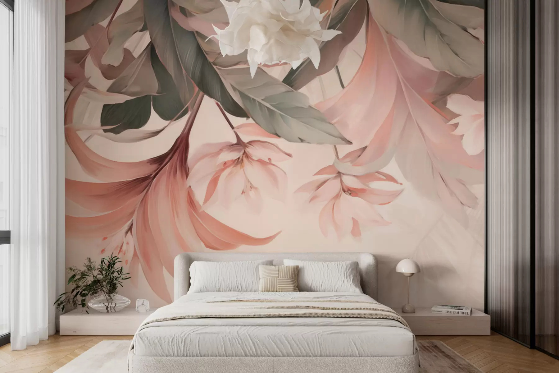 Murale Fleurs exotiques w05376v1
