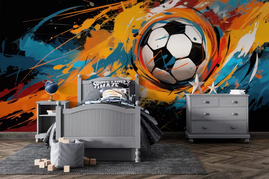 Murale Ballon de football w05460