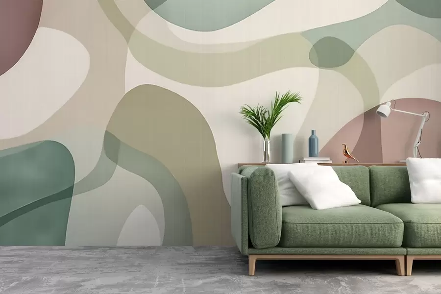 Fototapete Weiche Linien w05479v1