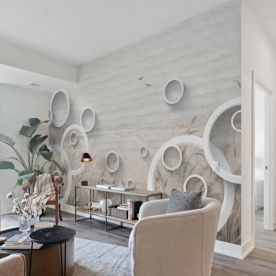 Fototapete Abstrakte Kreise w09781