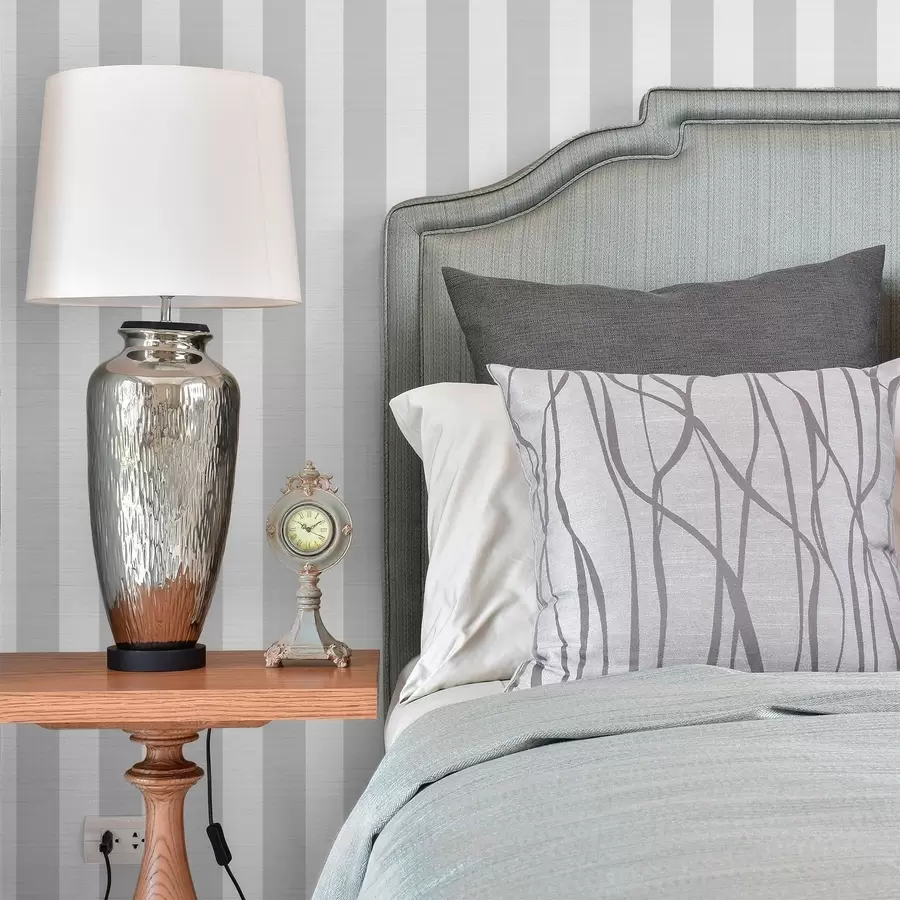 fototapeter Lysegrå lodrette striber a01179v5