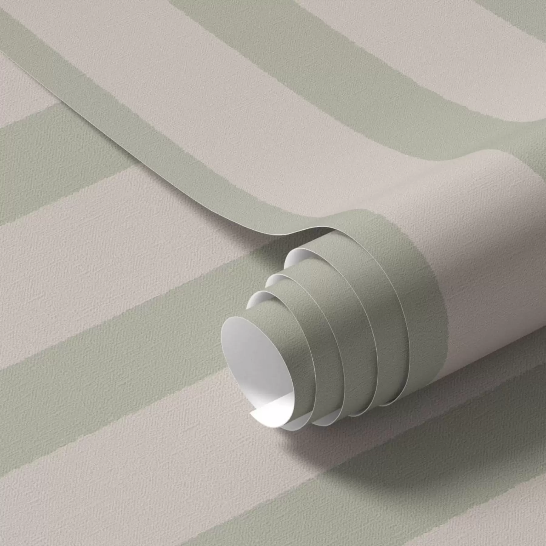 Fototapete Grüne und beige vertikale Streifen a01180