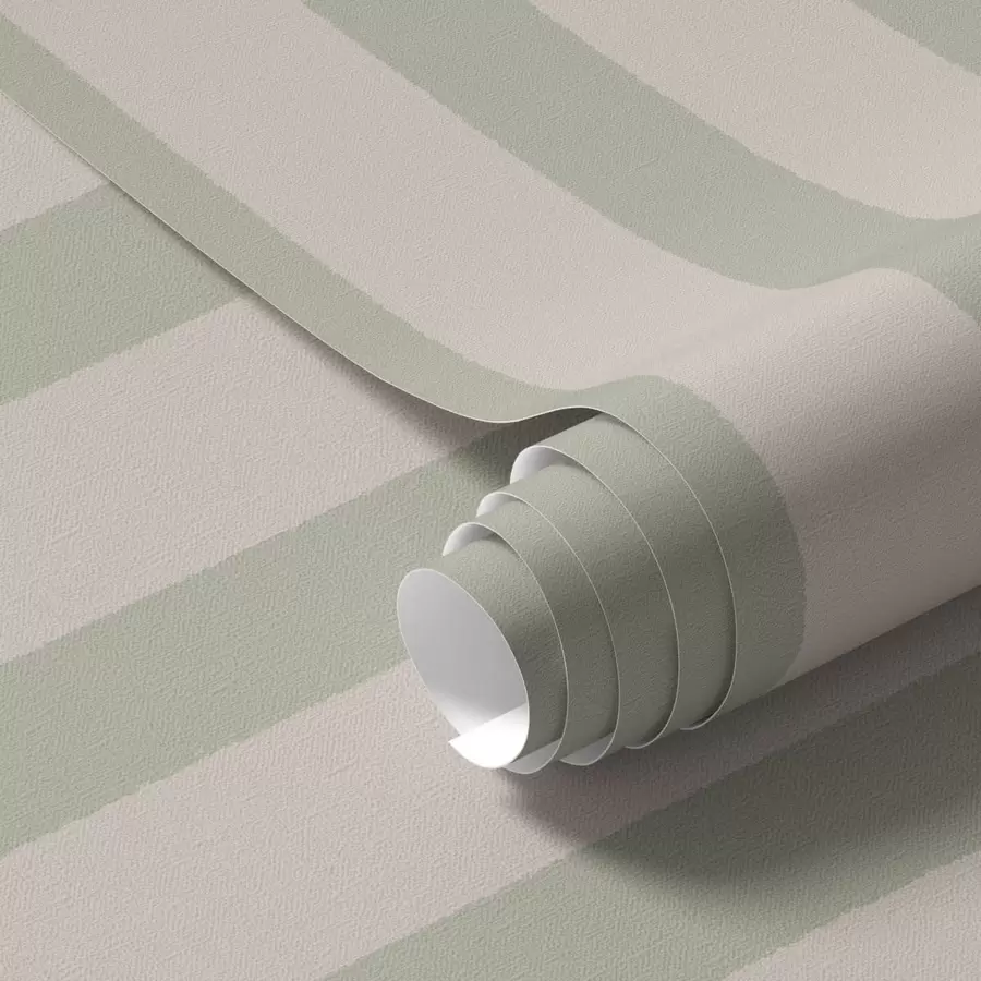 fototapeter Grønne og beige lodrette striber a01180
