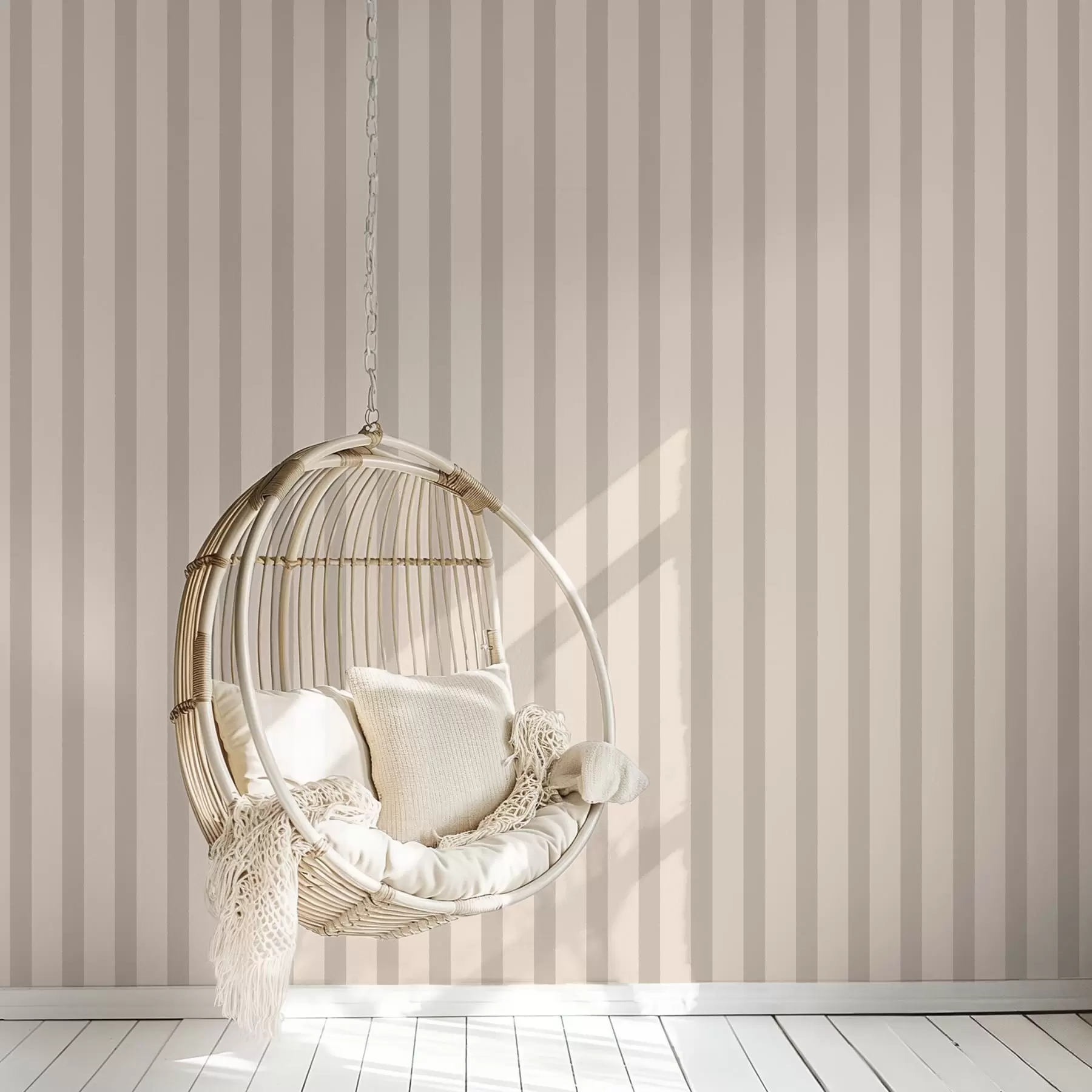 Murale Rayures verticales beige clair a01180v5