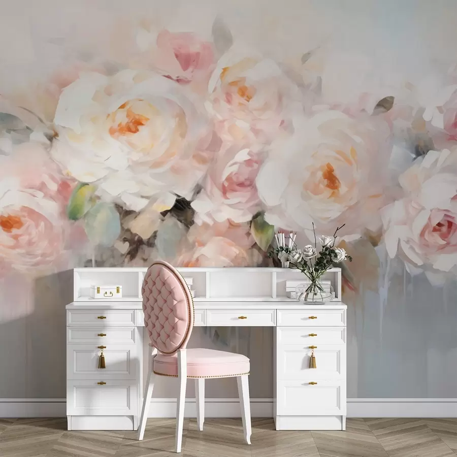 Fototapete Klassische Blumen, Rosen w05614
