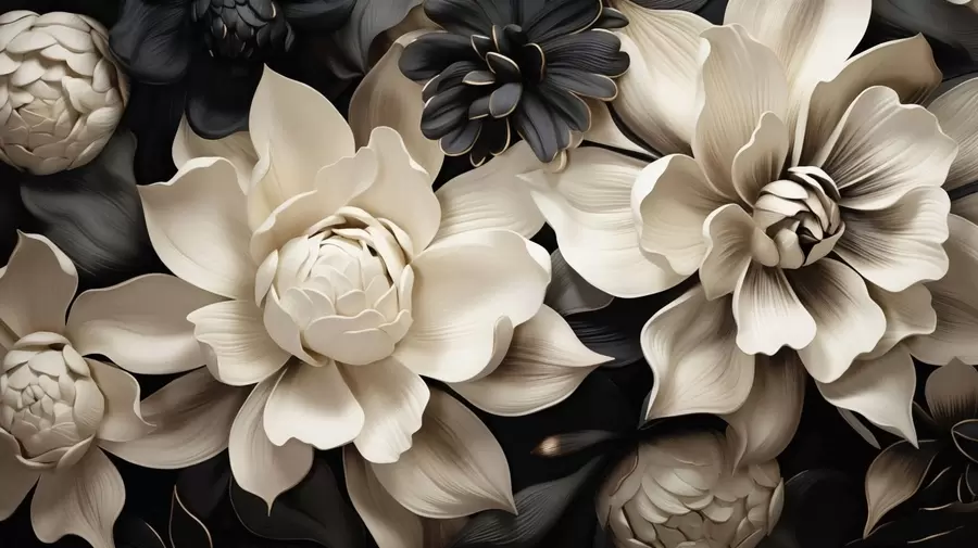 fototapeter Fantasy blomster w05618