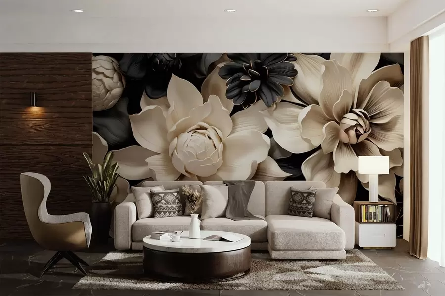 Murale Fleurs fantastiques w05618