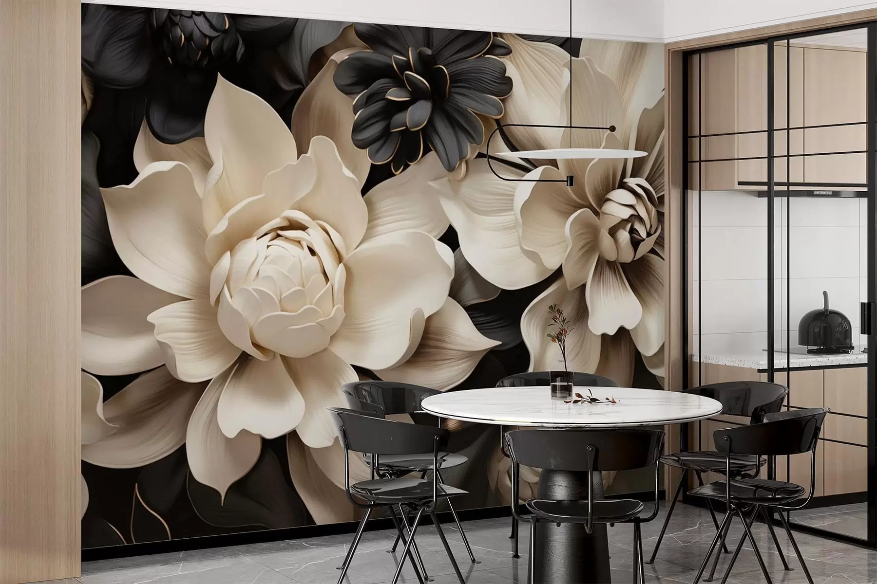 Murale Fleurs fantastiques w05618