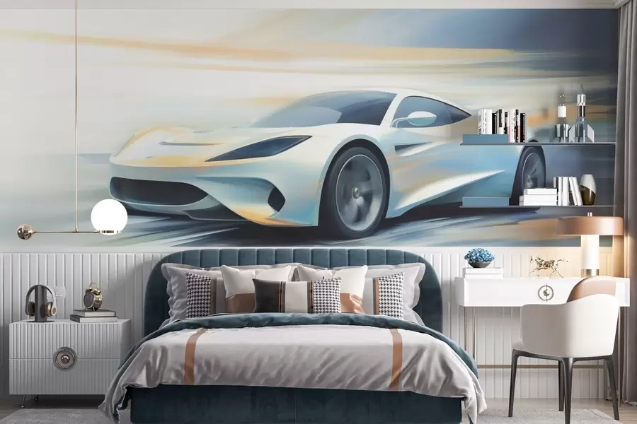 Murale Voiture abstraite w05636