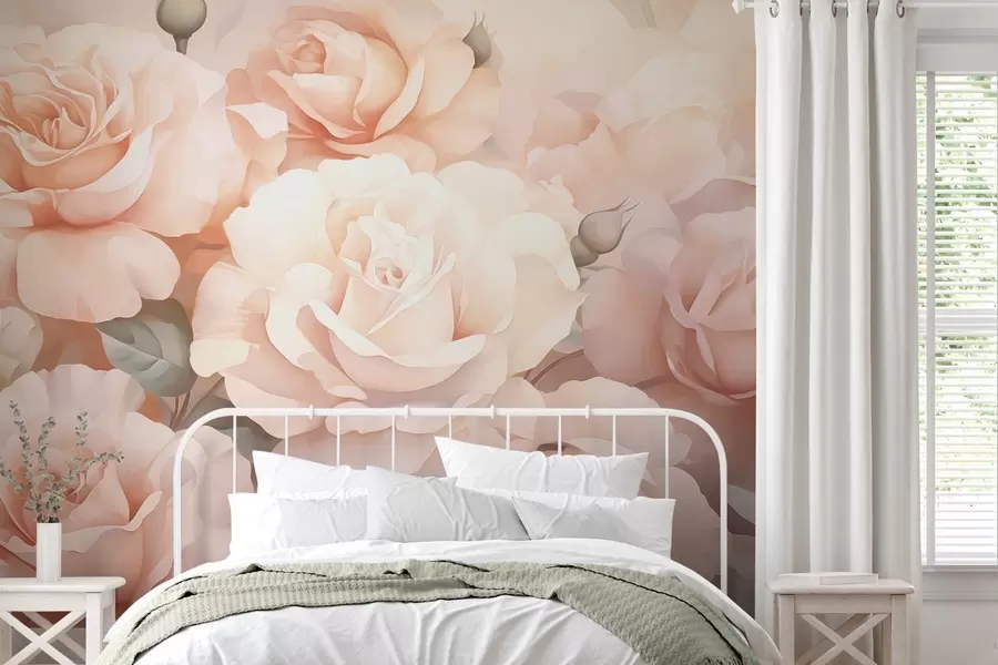 Fototapete Abstrakte Rosen w05553