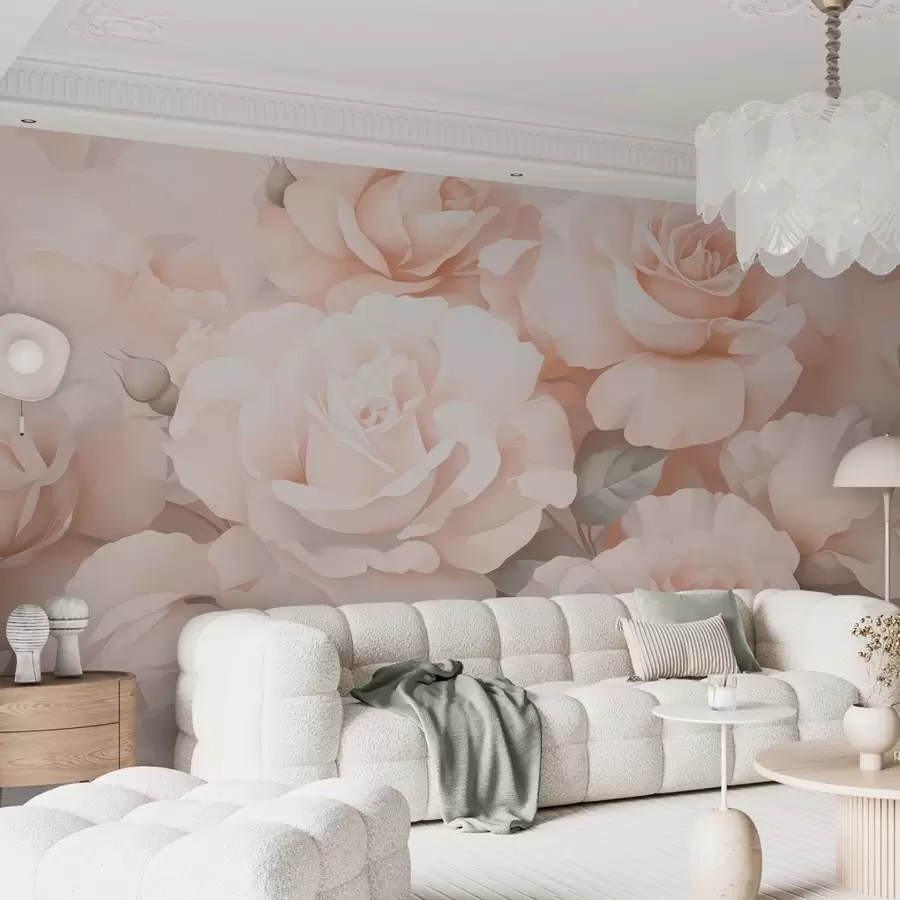 Murale Roses abstraites w05553