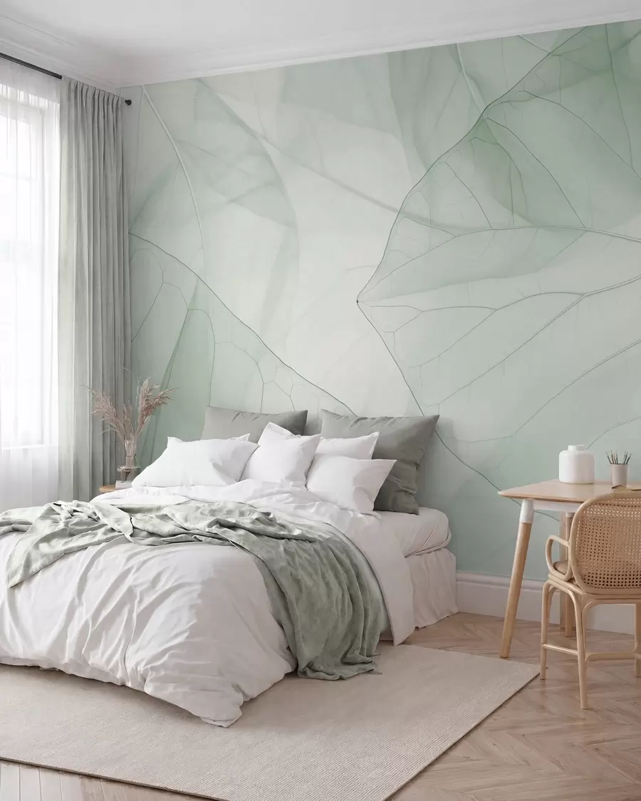 Murale Veines de feuilles abstraites w05474