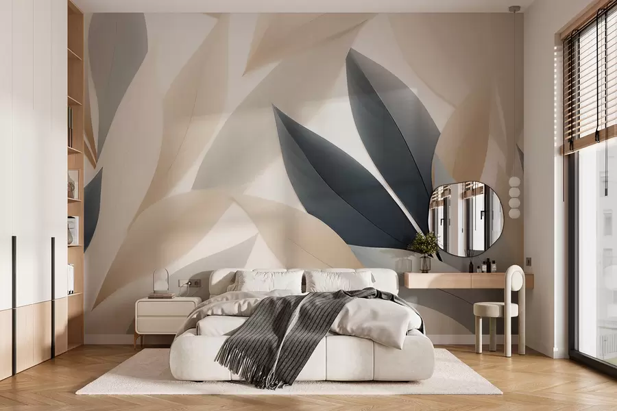 Murale Feuilles pointues w05203