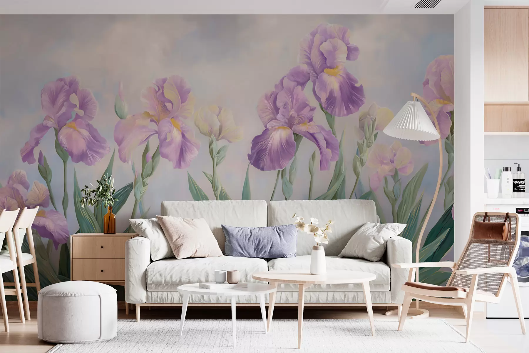 fototapeter Klassiske blomster w05646