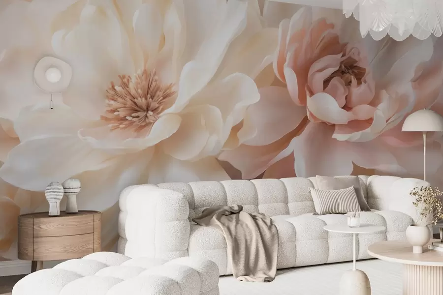 fototapeter Store blomster w05633