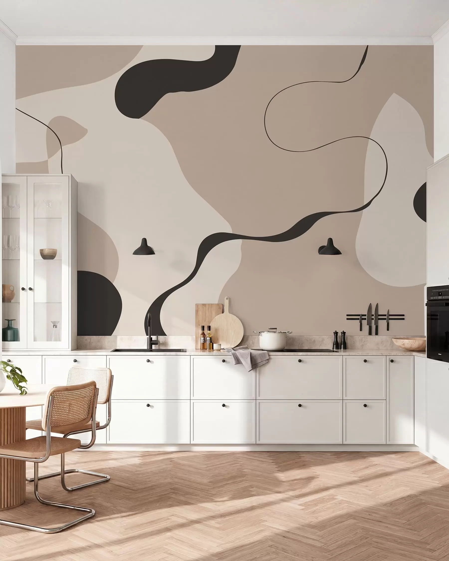 Murale Ligne abstraite w05654