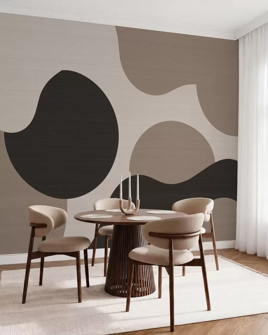 Murale Formes organiques w05655
