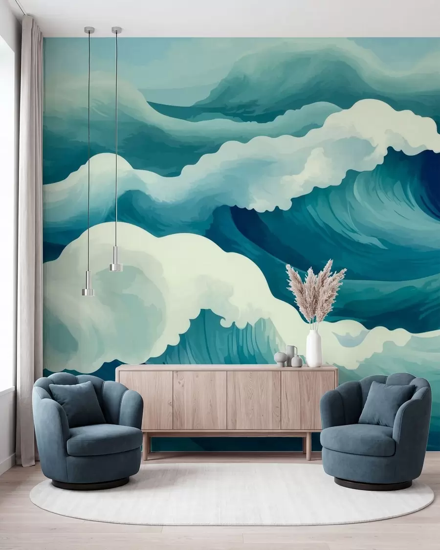 Murale Courants marins w05476