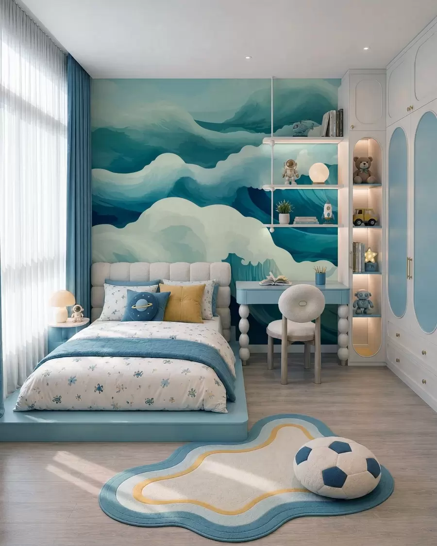 Murale Courants marins w05476