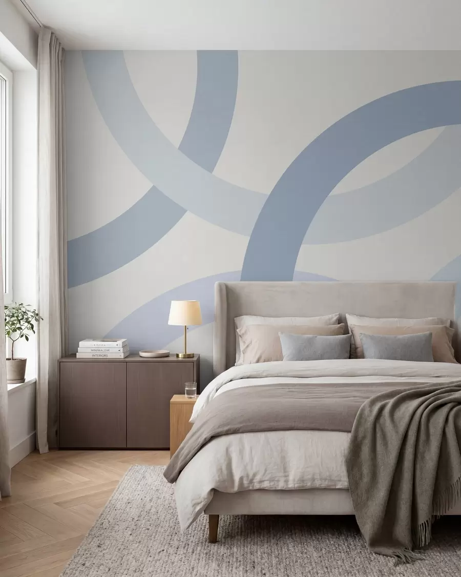 Murale Abstraction avec des cercles w05709v1
