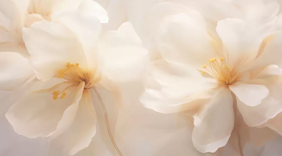 Murale Grandes fleurs w05615