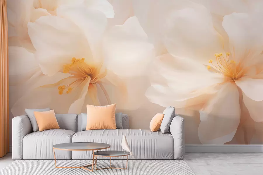 fototapeter Store blomster w05615