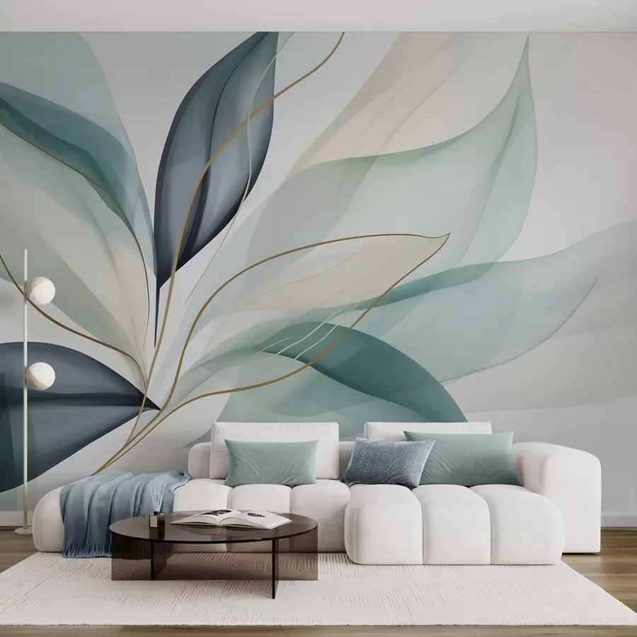 Murale Feuillage abstrait w05706
