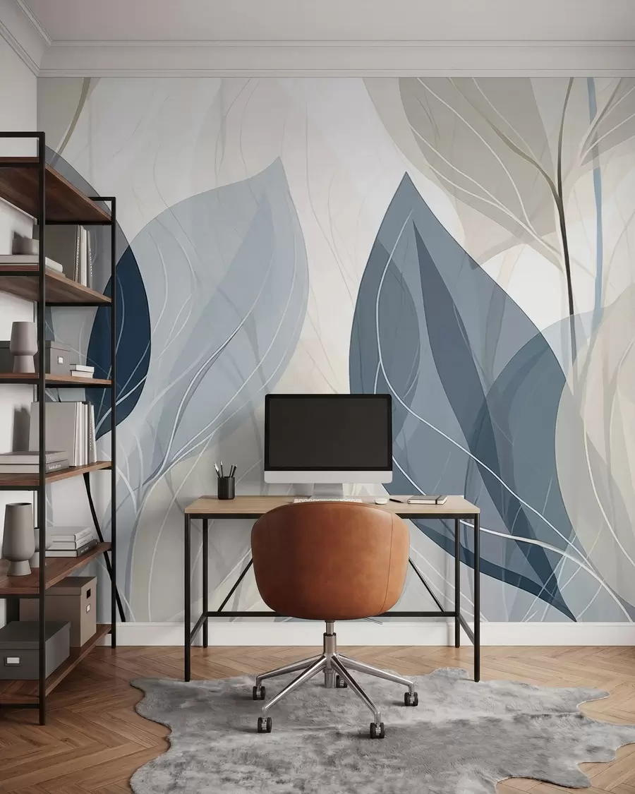 Murale Les feuilles murmurantes w09970