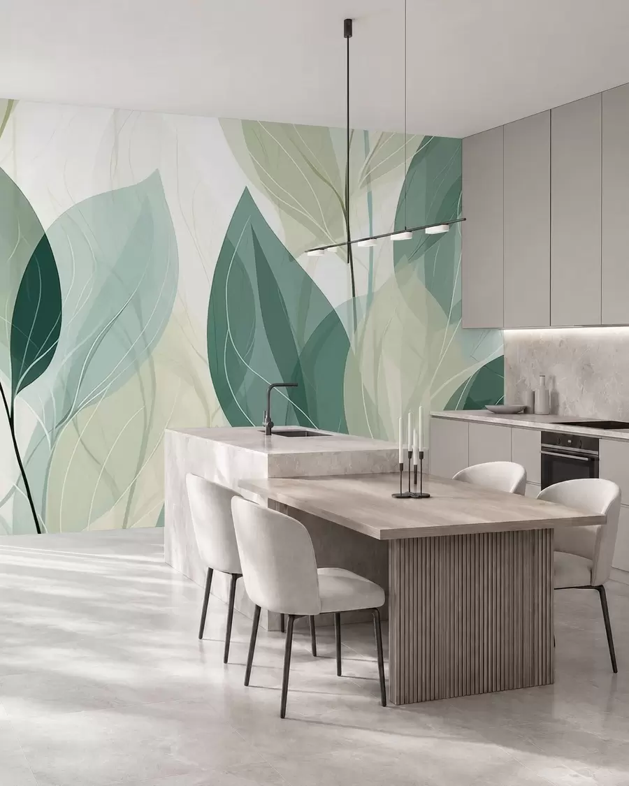 Murale Les feuilles murmurantes w09970v1