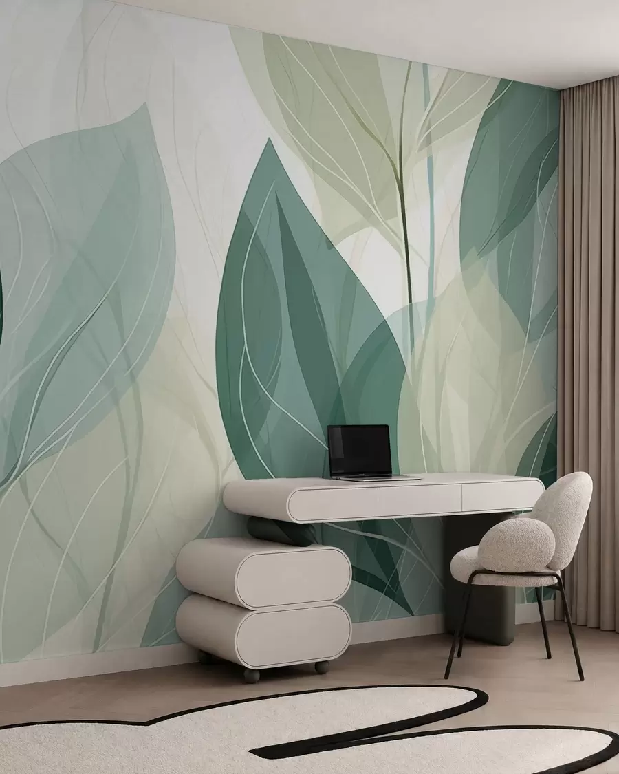 Murale Les feuilles murmurantes w09970v1