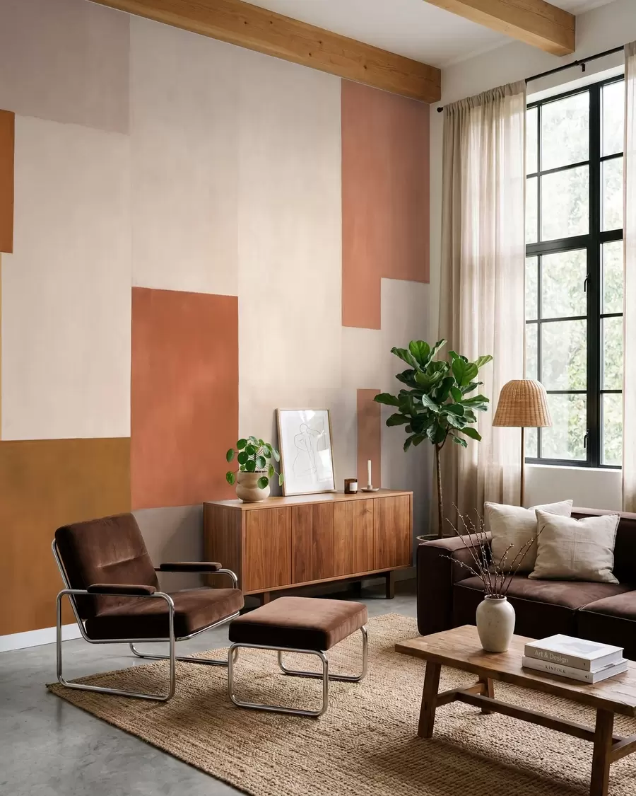 Murale Géométrie abstraite w09973