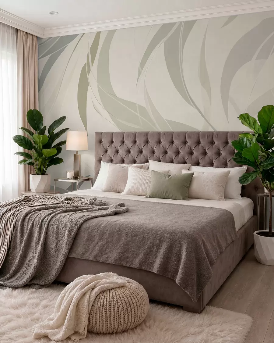 Murale Eucalyptus à feuilles pointues w05799