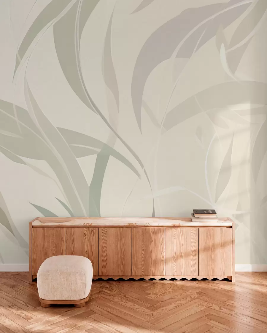 fototapeter Eukalyptus med spidse blade w05799