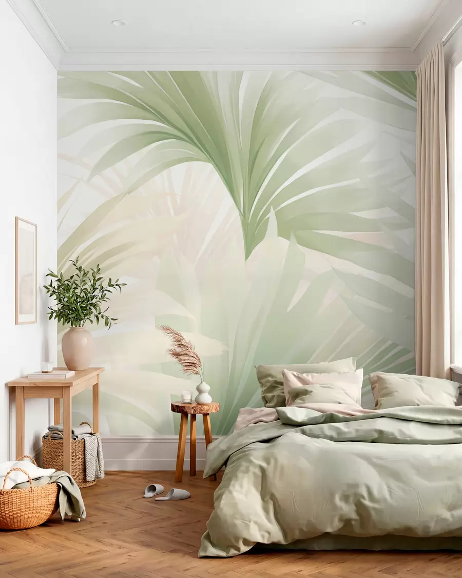 Murale Feuilles de palmier w05801