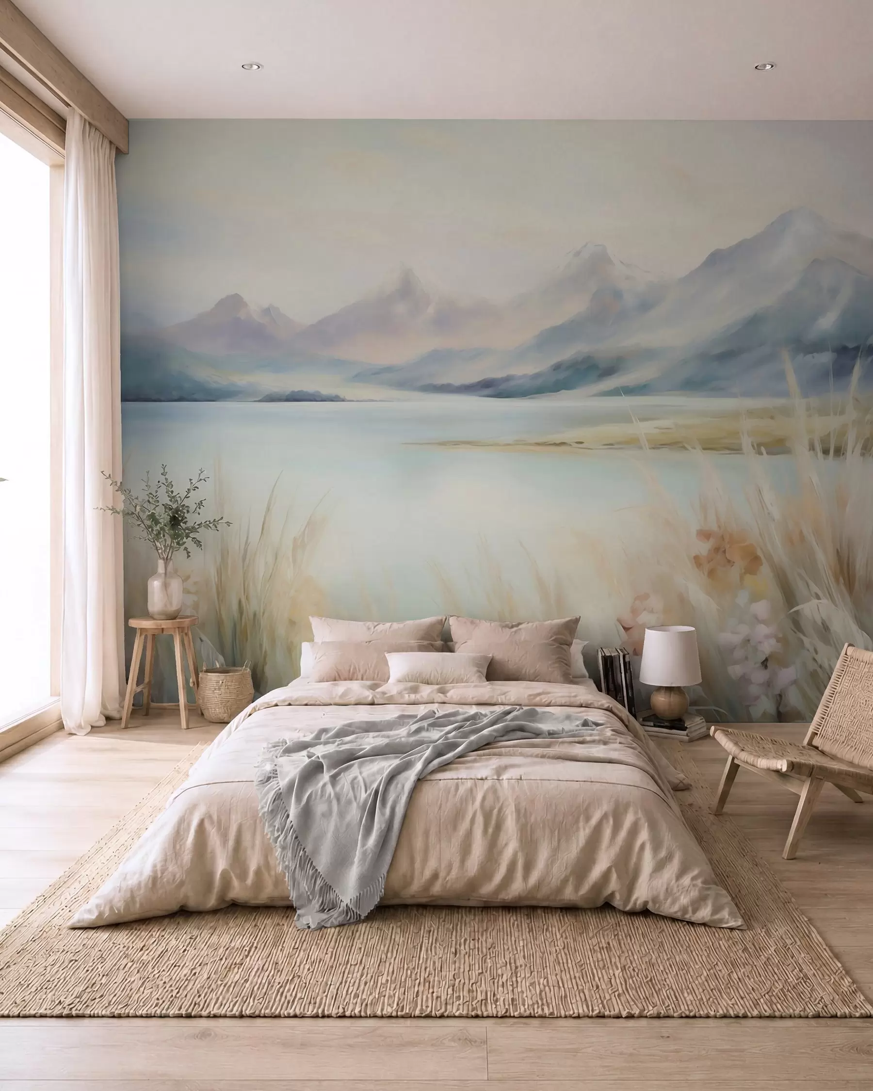 fototapeter Sø og bjerge w05824