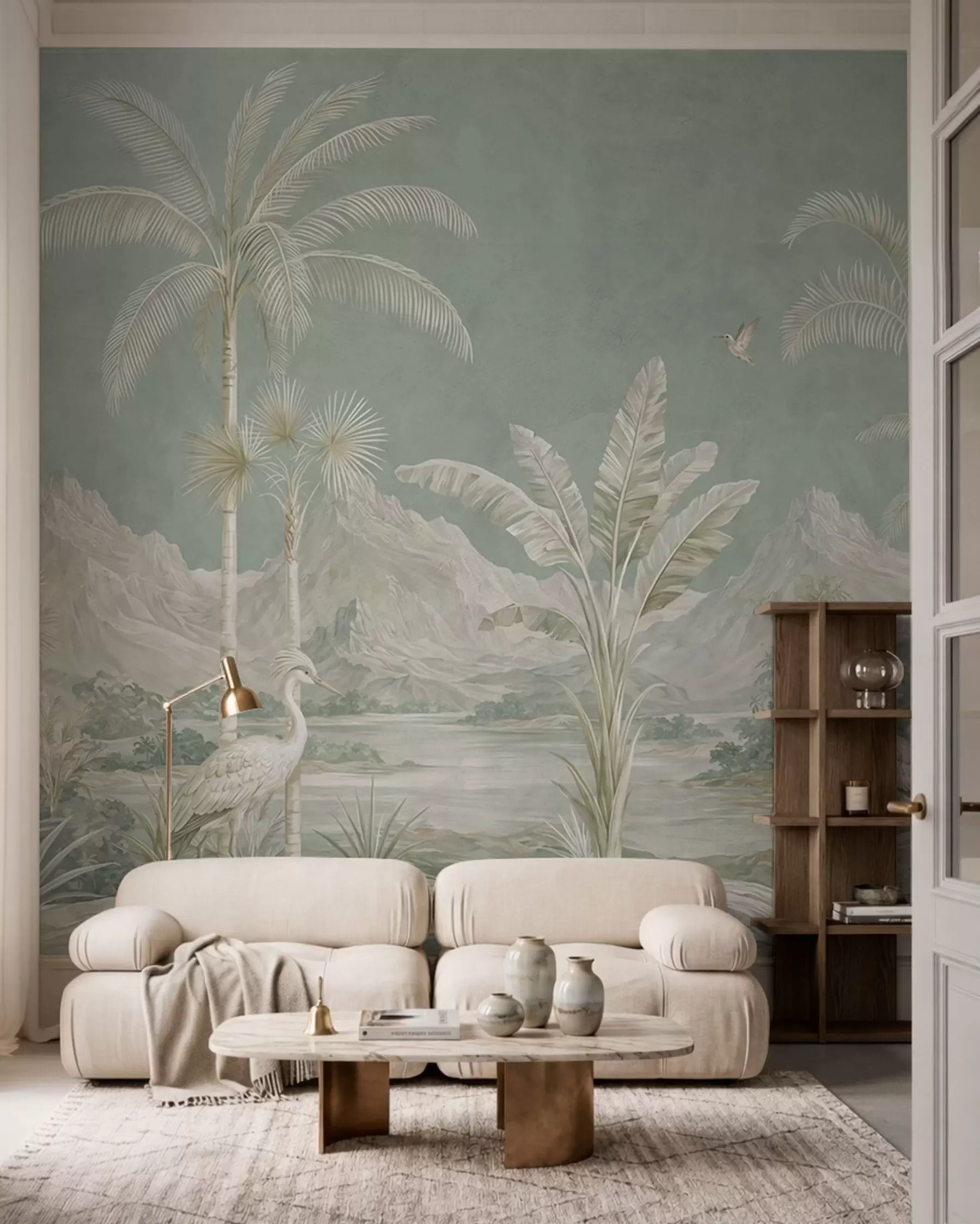 Murale Tropiques vintage w05819