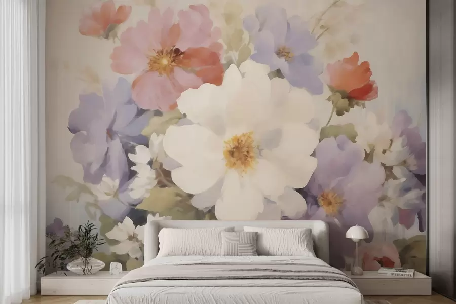 Fototapete Abstrakte Blumen w05850