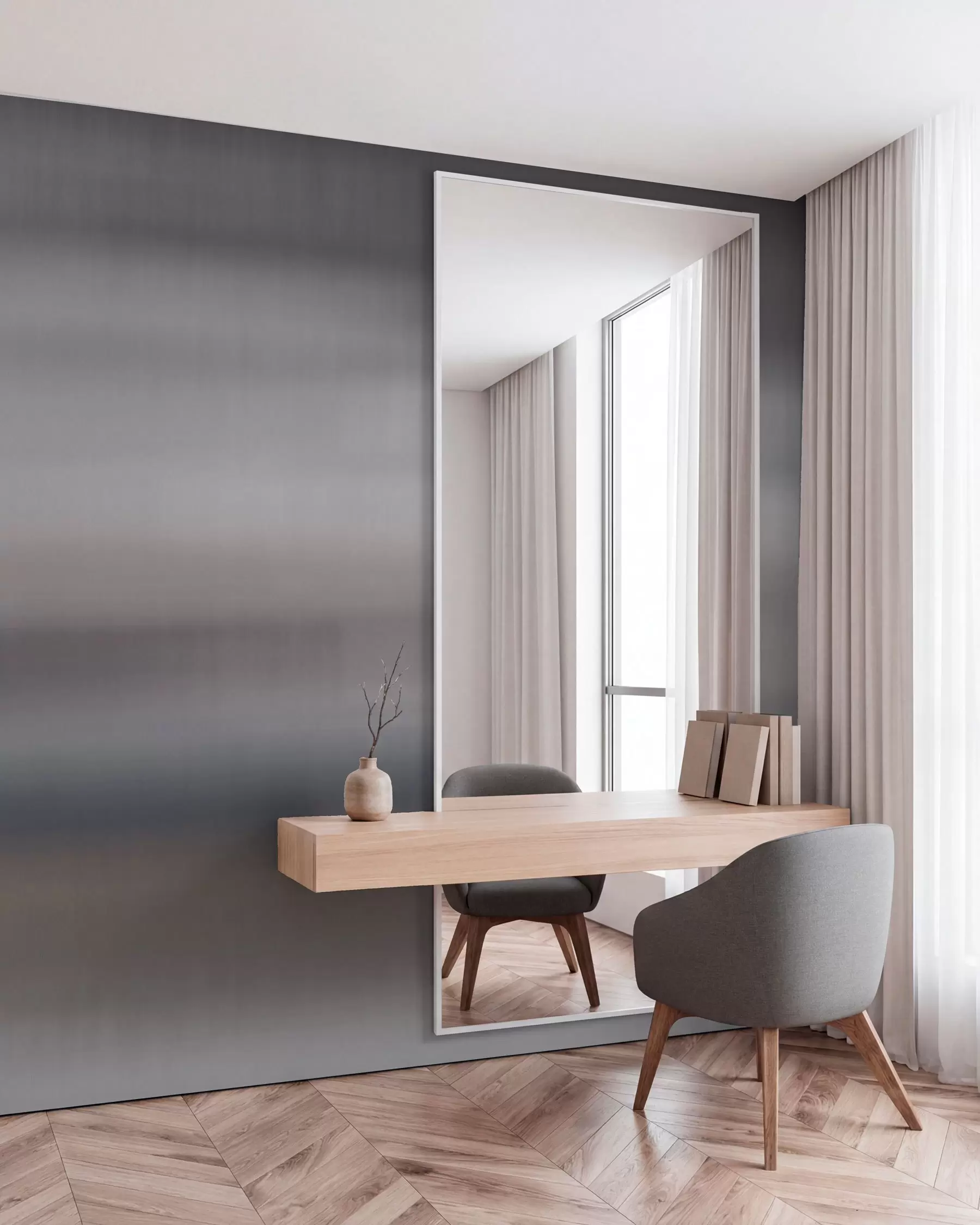 Murale Horizon graphite w05760
