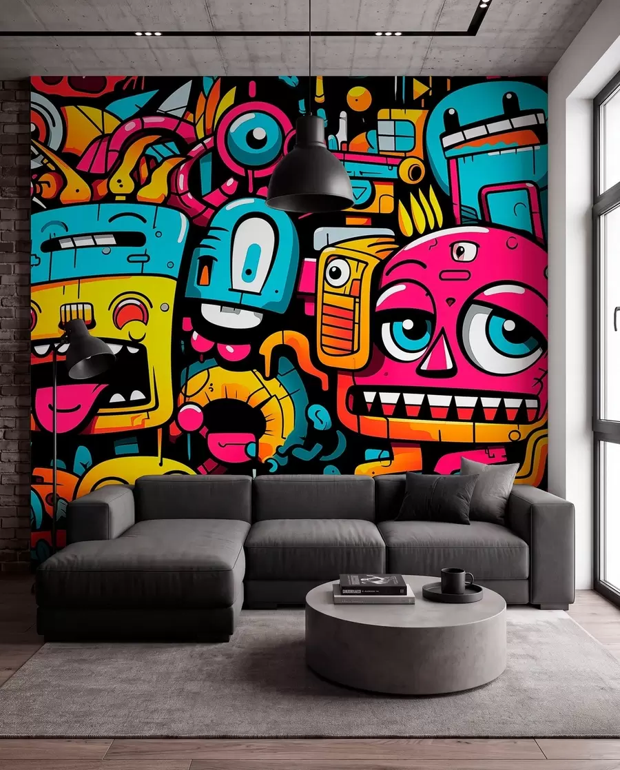 Murale Graffiti w05762