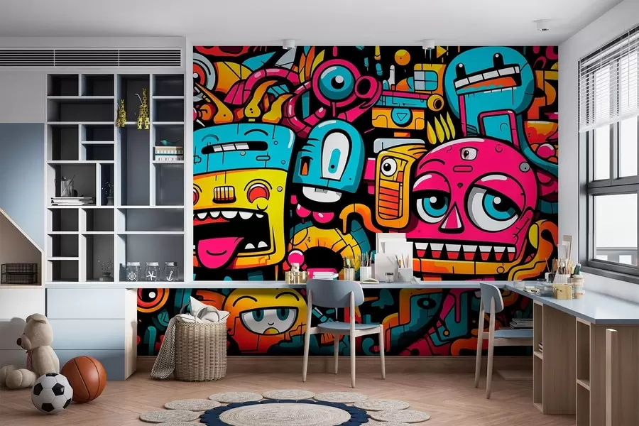 Fototapete Graffiti w05762