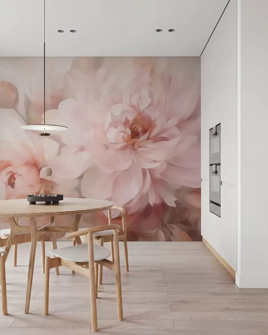 fototapeter Abstrakte blomster w05591