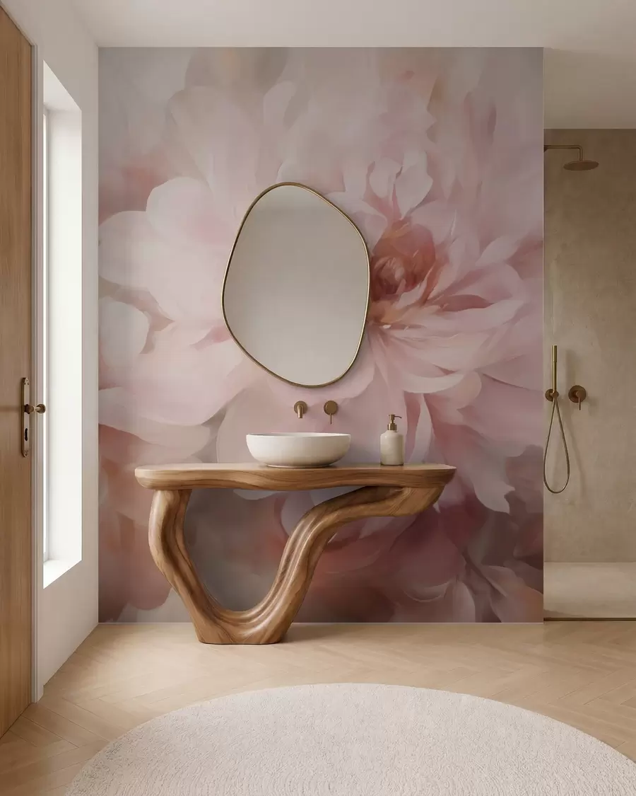 fototapeter Abstrakte blomster w05591