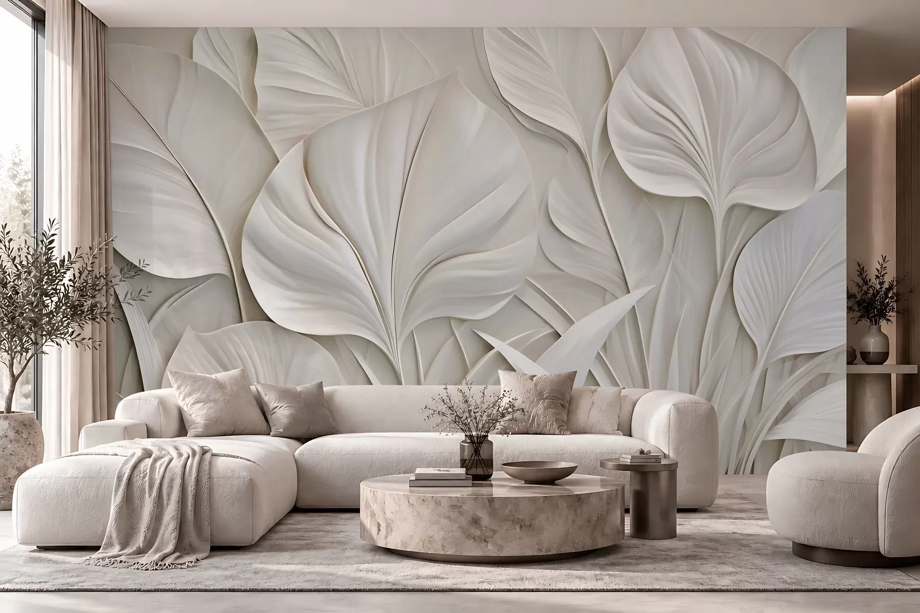 fototapeter Store blade i basrelief-stil w10074