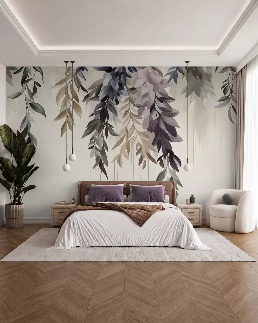 Murale Feuillage retombant w10057