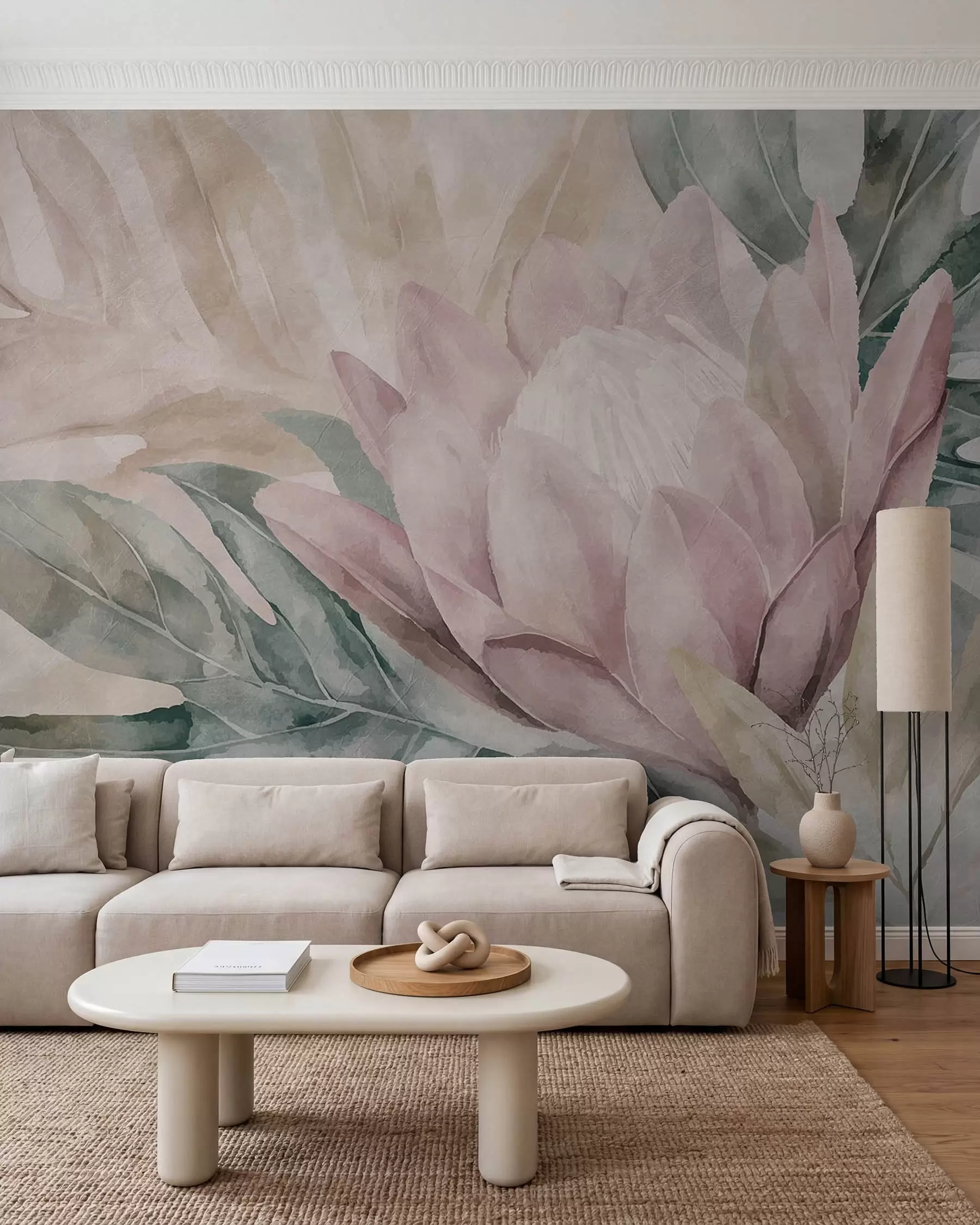 Murale Fleur épanouie w09988