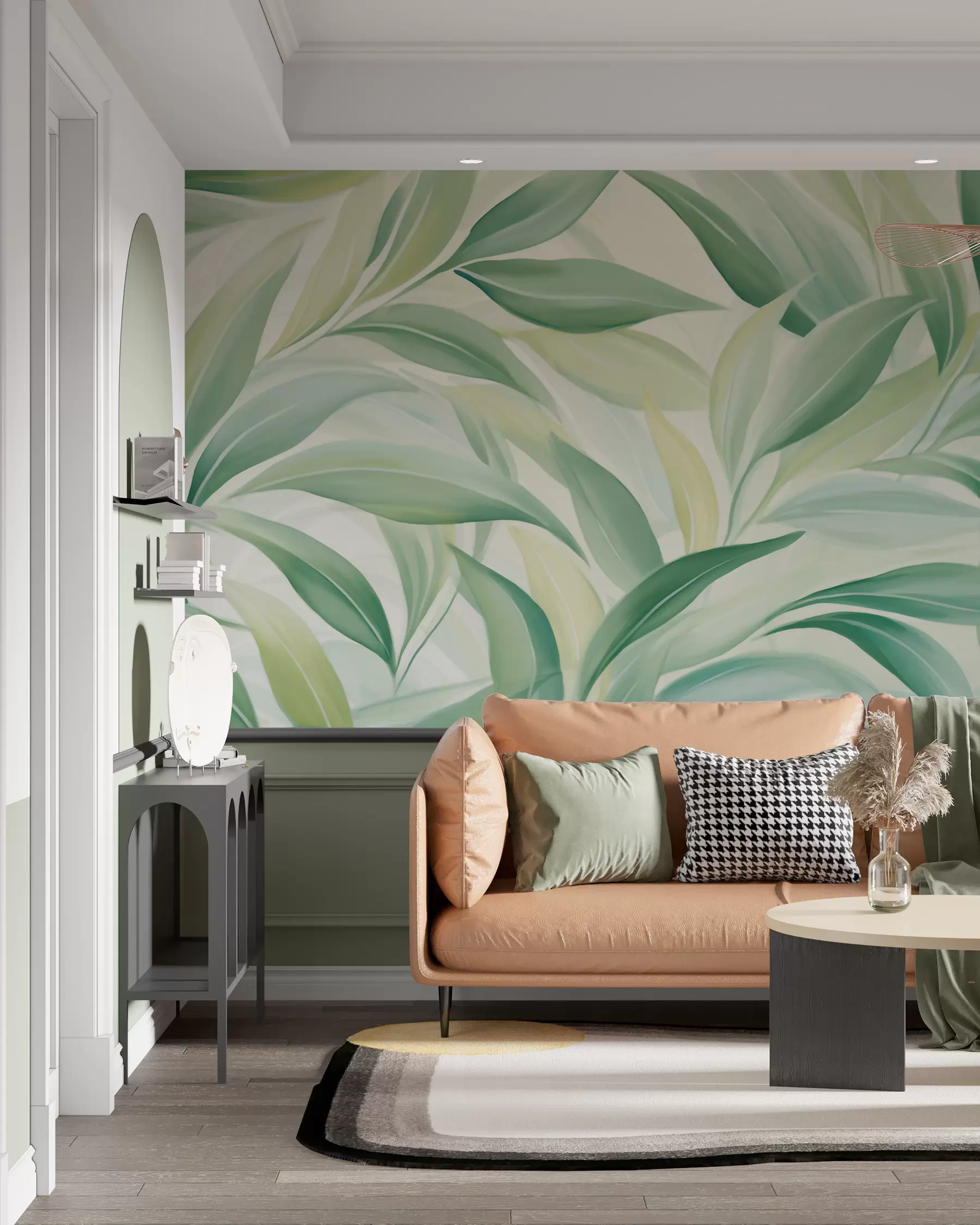 Murale Feuillages dans la brise w05977