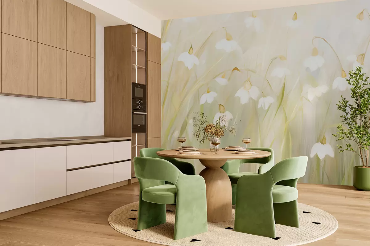Murale Fleurs sauvages w05830