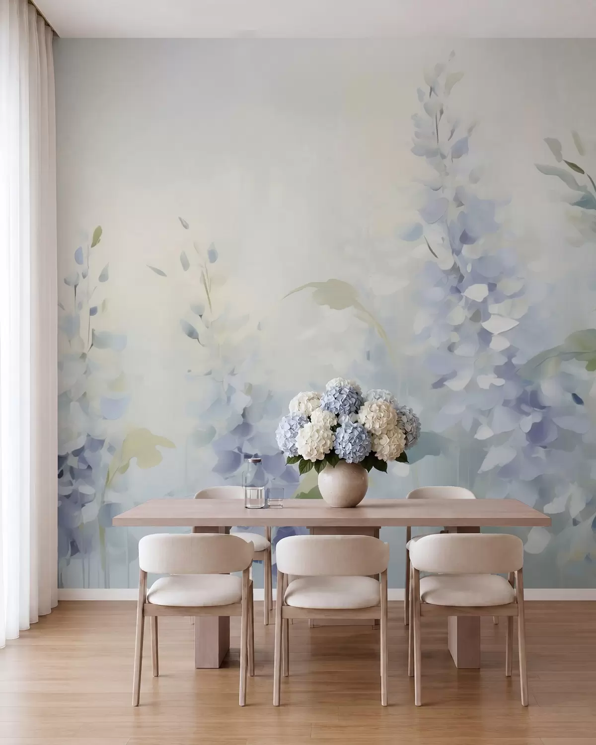 fototapeter Abstrakte blomster w05995