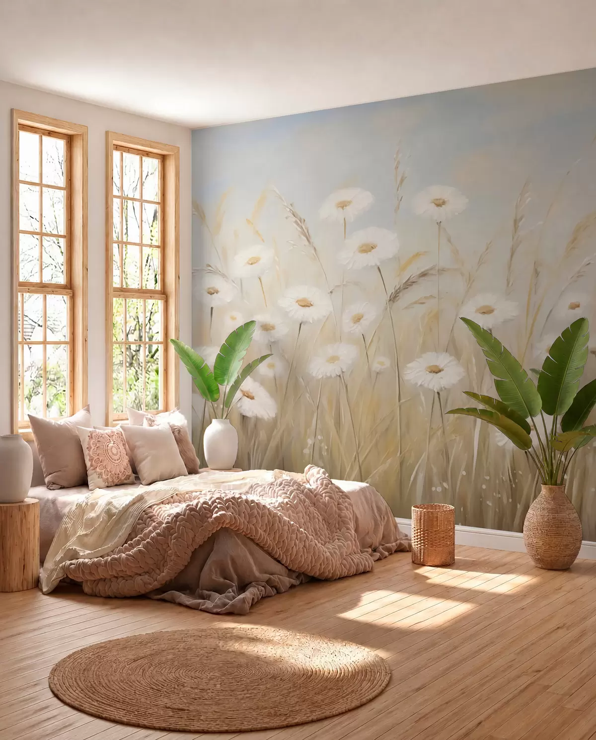 Murale Fleurs sauvages w05831