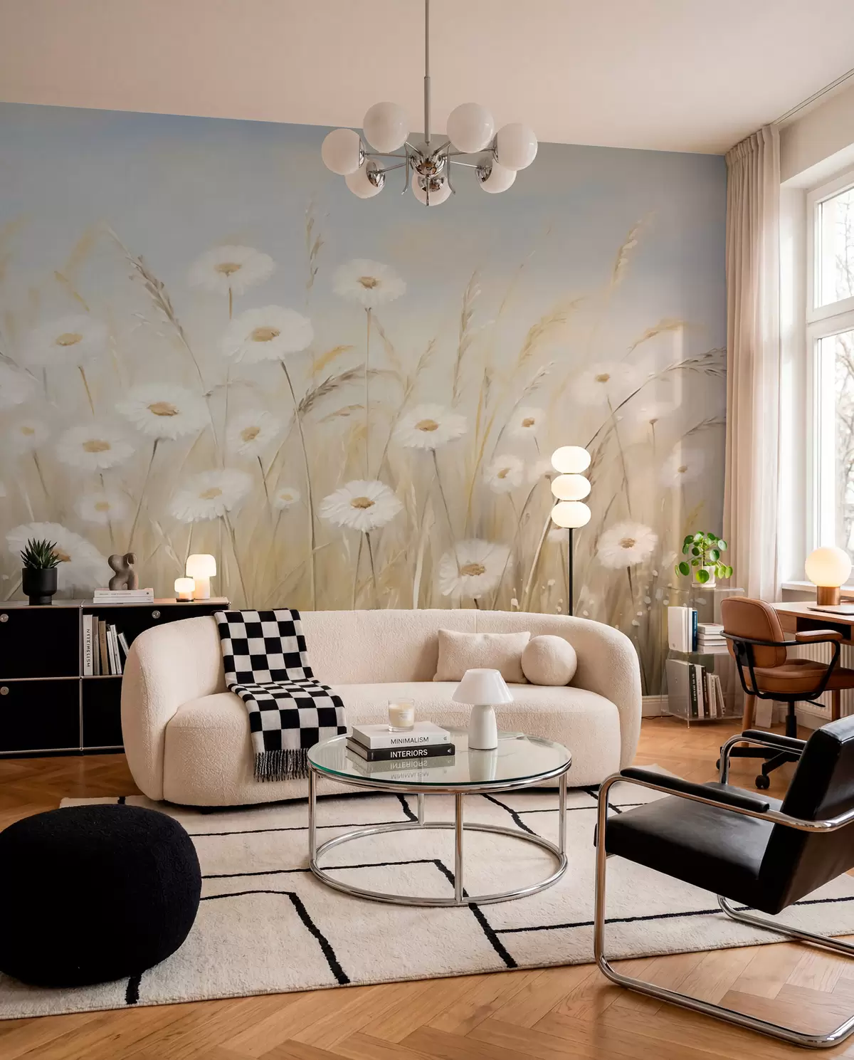 Murale Fleurs sauvages w05831
